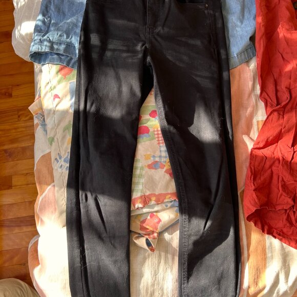 Topshop jean noir skinny Jamie / Topshop black skinny Jamie jeans - Picture 2 of 3